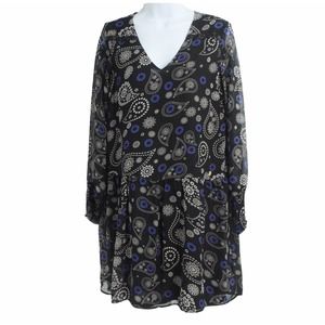 NEW GAUDI JEANS WOMEN SIZE 42 LONG SLEEVE GEOMETRIC PRINT DRESS